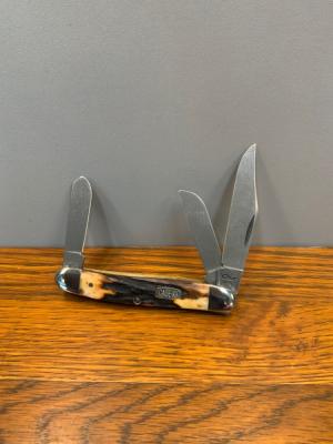 Case XX R5347D Red Stag Damascus Stockman