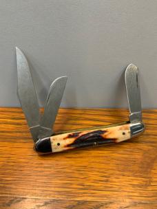 Case XX R5347D Red Stag Damascus Stockman