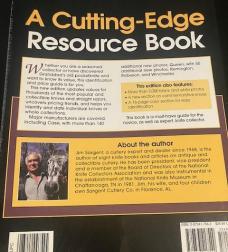 START SELL ALL MY KNIFE BOOKS <FIRST IS  JIM SARGENT?