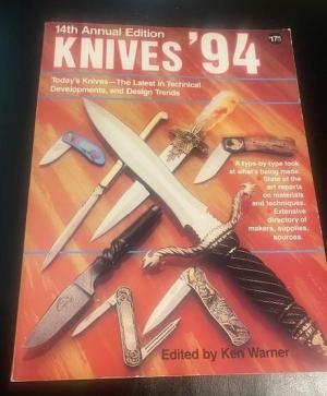 SELLING ALL MY KNIFE BOOKS <WARNER KNIVES 94>
