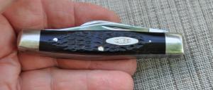 Case XX USA Three Dot Stockman Jigged Dark Brown 4quot Closed Never Carried Factory In Every Respect