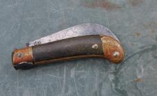 Italian Hawk As1900 5" Closed Horn Handles Brass Hardware Pick Lock Maker Touch Mark 'GD'