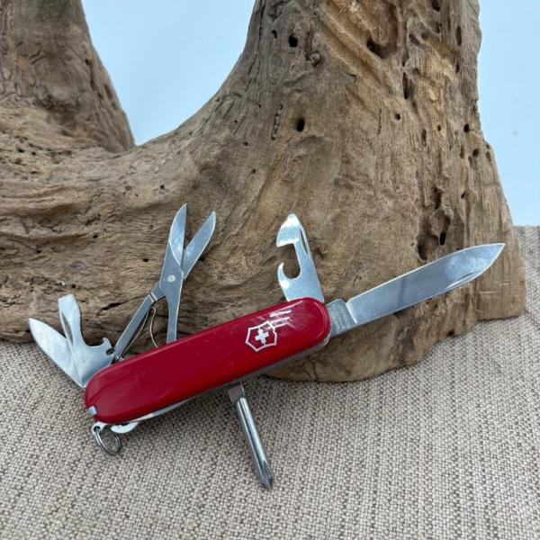 VICTORINOX  FIELDMASTER Swiss Army Knife Multi Tool 91mm RED Scissors Saw (240)