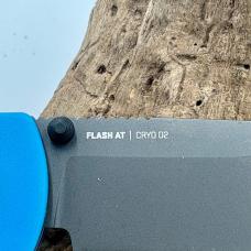 SOG Flash MK3 AT-XR Lock Cyan Blue Folder Cryo D2 Steel Drop Point Pocket Knife