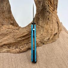 SOG Flash MK3 AT-XR Lock Cyan Blue Folder Cryo D2 Steel Drop Point Pocket Knife