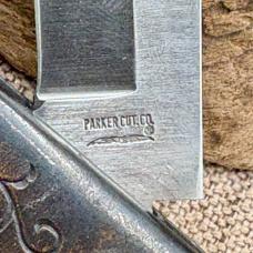PARKER CUTLERY Vintage Single Blade Derringer Gun Style Folding Lock Knife (245)
