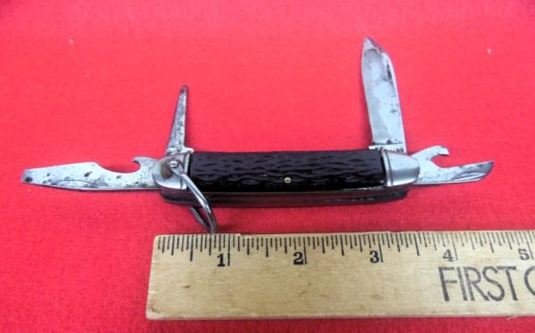 1940s-50s VINTAGE PRE OWNED USED SOME CAMILLUS NEW YORK USA CAMPING KNIFE