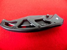 GERBER PARAFRAME KNIFE UNUSED PART SERRATED LINER LOCK POCKET CLIP BLACK