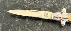 Vintage Valor Miniature Bullfighter Fishtail Manual Folding Stiletto Knife, Japan