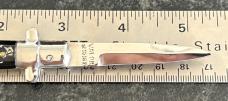 Vintage Valor Miniature Bullfighter Fishtail Manual Folding Stiletto Knife, Japan