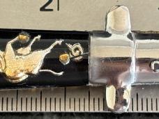 Vintage Valor Miniature Bullfighter Fishtail Manual Folding Stiletto Knife, Japan