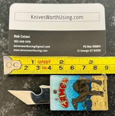 Cool Camel Miniature Russian Prison Knife (RPK) Switchblade, Unused 