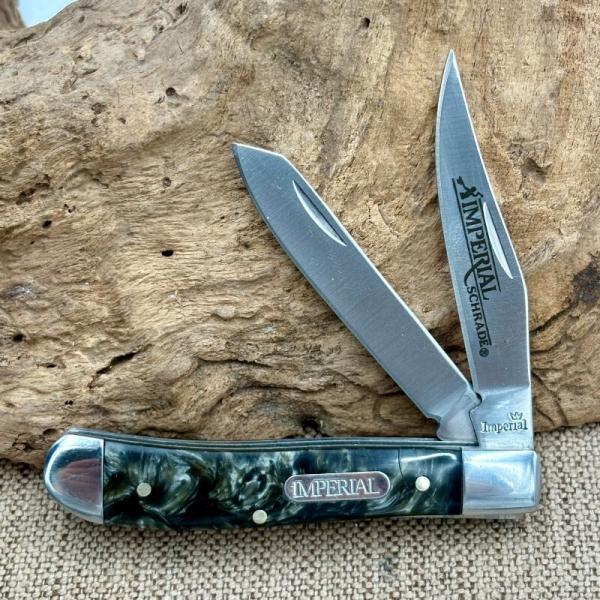 Imperial Schrade IMP17T Trapper 2 Blade 3.5" Closed Folding Pocket Knife (241)