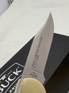 Buck 2022 Limited Edition Legacy 1 of 1000 112 Ranger Folding Lock Back New In Box Made In USA