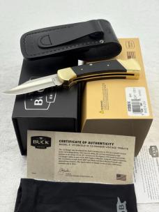 Buck 2022 Limited Edition Legacy 1 of 1000 112 Ranger Folding Lock Back New In Box Made In USA