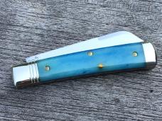Great Eastern Cutlery Northfield 493121 Freedom Blue Camel Bone