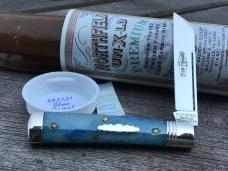 Great Eastern Cutlery Northfield 493121 Freedom Blue Camel Bone