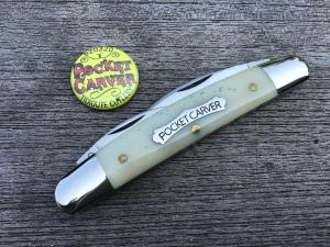 Great Eastern Cutlery 620320 Pocket Carver Smooth White Bone