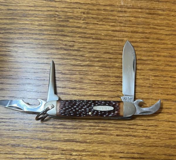 VINTAGE Kabar 1152 USA CAMP KNIFE - 3 5/8" CLOSED 