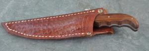 Kurt Gutmann Co. Othello Germany Fixed Blade 9 1/2" OAL Wood With Finger Grooves Thumb Ramp
