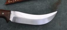 Kurt Gutmann Co. Othello Germany Fixed Blade 9 1/2" OAL Wood With Finger Grooves  Thumb Ramp