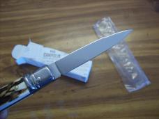 A.G.A. Campolin 8" Lever Maniago, Italy GO-55020-C Gen. Stag/Antler UNUSED W/Box
