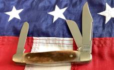 Colonel Coon Stockman Knife w/ Nice Smooth Bone Handles -NOS
