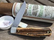 Great Eastern Cutlery Northfield 831121LB Tascosa Lockback Sambar Stag