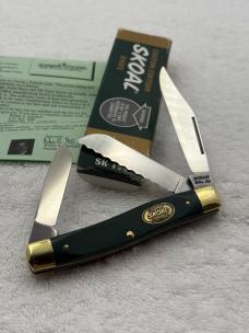 Schrade Vintage 3 Blade Stockman Custom Edition Skoal Knife New In Box Made In USA