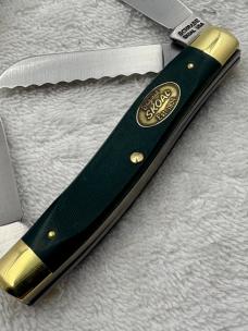Schrade Vintage 3 Blade Stockman Custom Edition Skoal Knife New In Box Made In USA