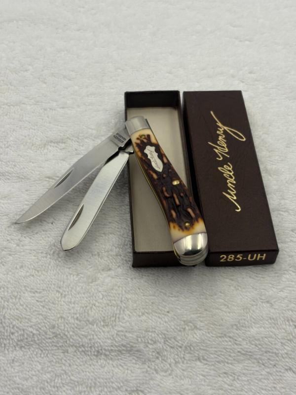 Schrade Vintage Uncle Henry Gunstock Trapper 285UH New In Box Made In USA