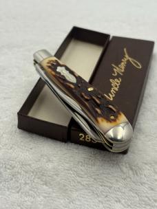 Schrade Vintage Uncle Henry Gunstock Trapper 285UH New In Box Made In USA