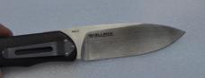 Boker Exskelibur Early Model 4.5 " Handle Ti Liners And Lock Bogwood Handles 440c Thumb Ramp
