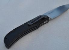 Boker Exskelibur Early Model 4.5 " Handle Ti Liners And Lock Bogwood Handles 440c Thumb Ramp