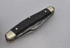 Boker SolingenJigged Black 3 1/4" Closed All Blades Loud Snap Both Ways Shield date It To easrly50's