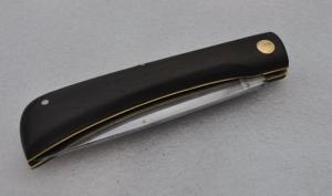 Carl Schlieper Eye Brand Sod Buster 4 3/4" Closed Hardwood Scroll Blade Eye Over Germany Tang Used