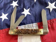 Colonel Coon Premium Stockman Knife w/ Great Stag Handles -NOS