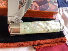 Marbles Gladstone, MI -MSA -English Jack Knife w/ Imitation Pearl Handles -NOS in Orig box