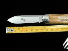 Great Eastern Cutlery GEC Smooth Whiskey Barrel Oak Beer and Sausage Knife Made in USA 352325
