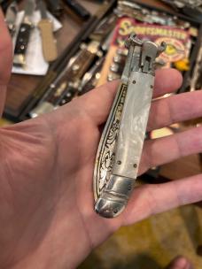 Rare Dagger Blade Decorated Toledo with Sheath