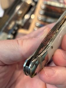 Rare Dagger Blade Decorated Toledo with Sheath