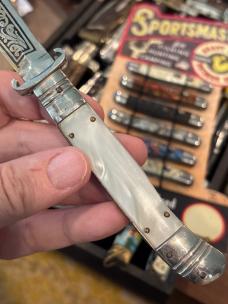 Rare Dagger Blade Decorated Toledo with Sheath