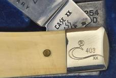 RARE CASE XX JOB CASE 100TH ANNIVERSARY TRAPPER – MASTODON IVORY HANDLES – STUNNING DISPLAY SET