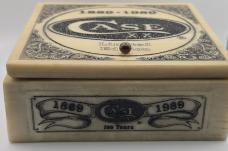 RARE CASE XX JOB CASE 100TH ANNIVERSARY TRAPPER – MASTODON IVORY HANDLES – STUNNING DISPLAY SET