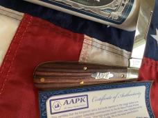 AAPK 2024 Great Eastern, GEC Tidioute Cutlery, 933124 w/ Beautiful Kingwood Handles -NOS