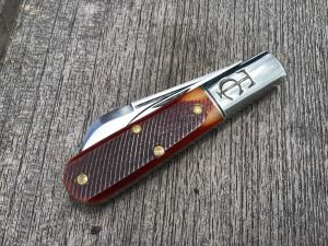 Great Eastern Cutlery 143223 TC Barlow Autumn Peach Sawcut Bone