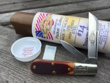 Great Eastern Cutlery 143223 TC Barlow Autumn Peach Sawcut Bone