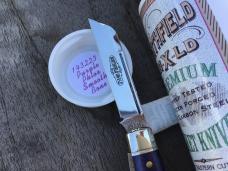Great Eastern Cutlery 143223 Northfield Gentleman Jack Purple Phlox Smooth Bone