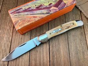 Marbles Dave Shirley Linerlock Copperhead Stag 2002
