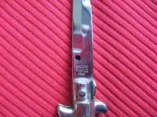 Oreste Dibon Italian 12cm. Stag MAURO MARIO Picklock Stiletto Switchblade Knife - with Display Case